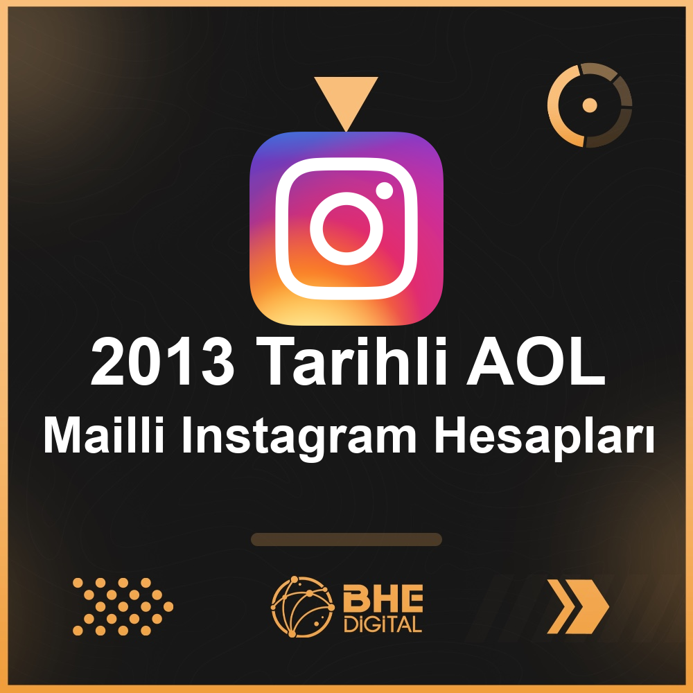 2013 Tarihli AOL Mailli Instagram Hesapları