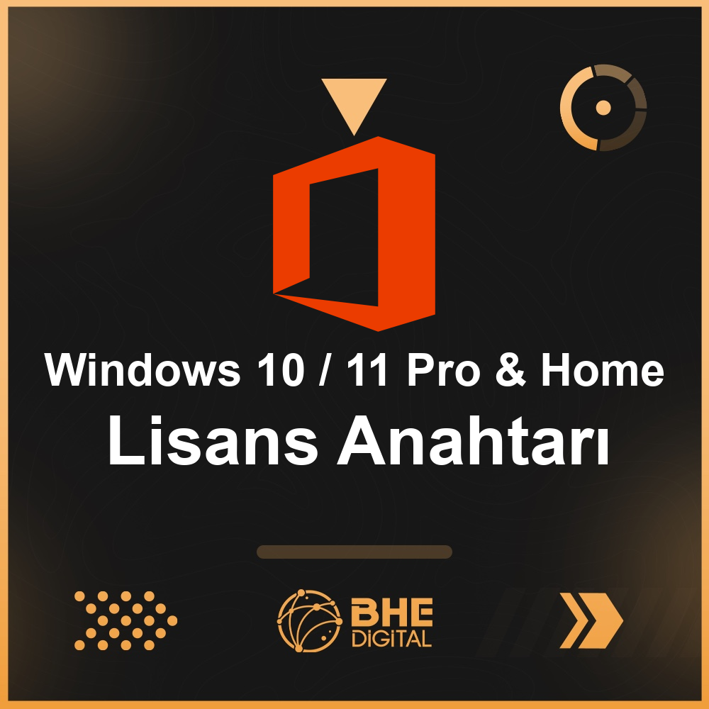 Windows 10 / 11 Pro & Home – Lisans Anahtarı