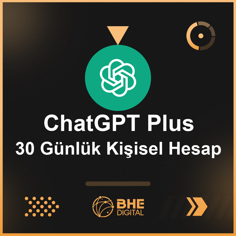 ChatGPT Plus – 30 Günlük Kişisel Hesap
